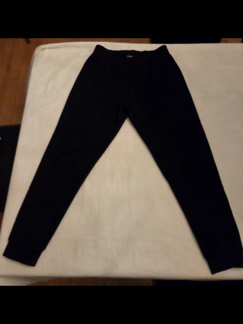 BOXRAW Black Joggers for Men - Size MEDIUM